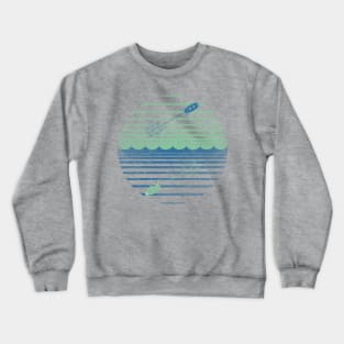 Blast Off Or Dive Down Crewneck Sweatshirt